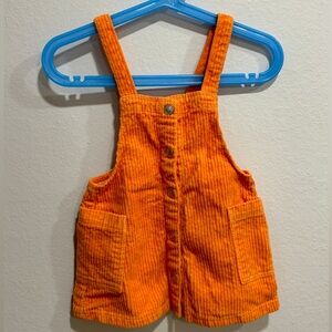Zara - Baby Girl 12-18months, bright orange cute dress